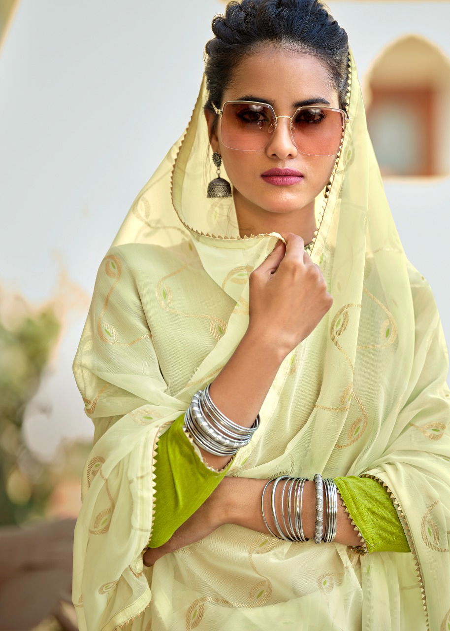 Kashvi Mahi Party Wear Chiffon Printed Designer Saree Collection